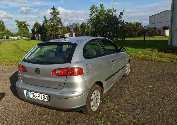 Seat Ibiza cena 4000 przebieg: 141605, rok produkcji 2004 z Poznań małe 92